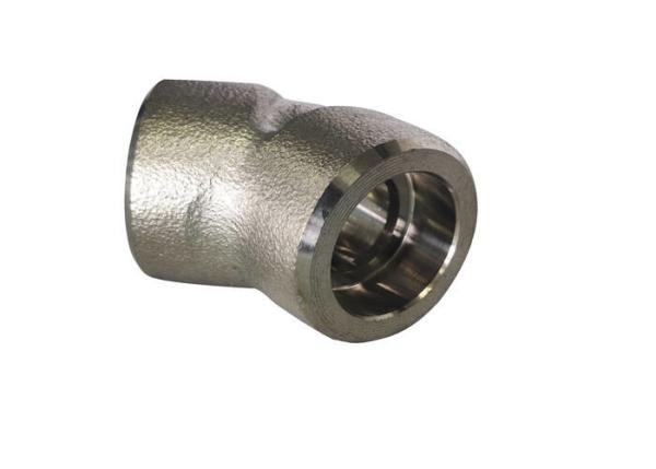 Quality F304 45 Degree Elbow DN8 SCH160 Socket Pipe Fitting for sale