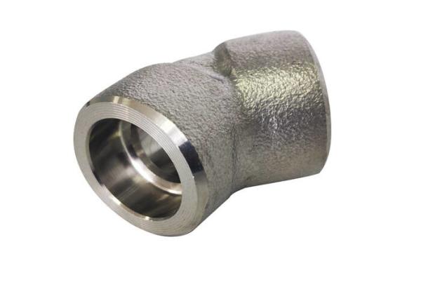 Quality F304 45 Degree Elbow DN8 SCH160 Socket Pipe Fitting for sale