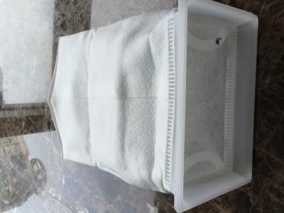 Cina PE liquido del sacchetto filtro del filtrante di acqua del collare del quadrato del sacchetto filtro del micron pp 200 micron in vendita