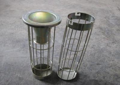China Flat / Oval Bag Filter Cage Carbon Steel Dust Collector Cages with Venturi for sale