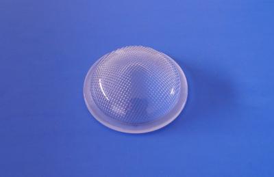 China Diameter 66mm Led Glass Lens , Led Optical Lens For Outdoor Led Light for sale