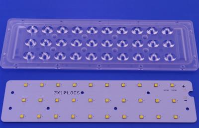 Chine Plat de la carte PCB 3535 montant la LED et la lentille optique pour la lampe de station service à vendre