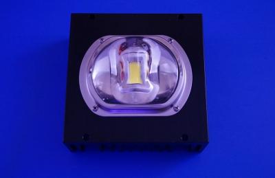 China el vidrio del grado de 100W 75x135 llevó la lente de la luz de calle con el disipador de calor cuadrado en venta
