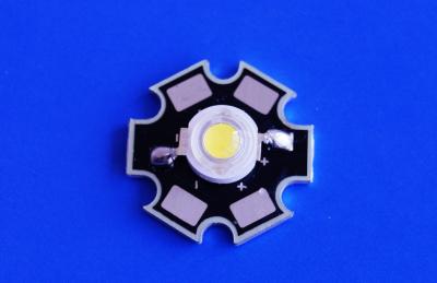 China Epistar Chip 1w High Power Led 140lm With Star Pcb , 120 Degree viewing Angle for sale