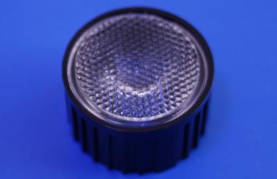 China Aspheric Optical PMMA Led Lens with black holder for Led Spot light for sale