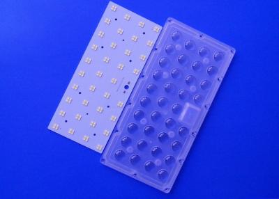 China 36 LED Array Projection Lamp Lens 60 90 150 Degree PC Optical With 144 PCB Board for sale