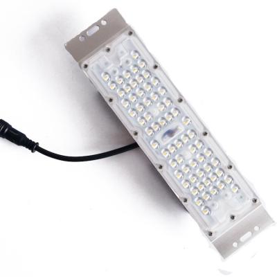 China 50W SMD3030 PC Lens LED Street Light Module Waterproof 8 Series 8 Parallel 48V With Heat Sink for sale