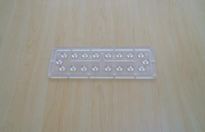 China Replaceable Led Asymmetric Lens 2 - 3 Vehicle Lanes With Rectangle shape for sale