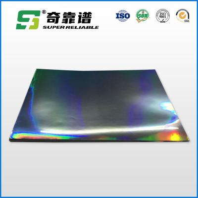 China Materiales olográficos de la etiqueta de la película del arco iris WG4733 en venta