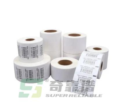 China Adhesive Thermal Sticker Paper Direct Thermal Sticker Top Thermal Sticker TC Thermal Sticker for sale
