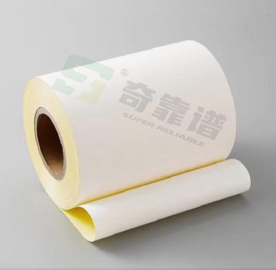 China Vellum Paper Adhesive Matte Thermal Transfer Matte Coated Paper Adhesive Labelstock in Roll en venta