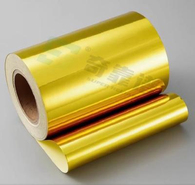 China Bright Silver PET Facestock Adhesive PET Film Jumbo Roll in Roll WG3733 en venta