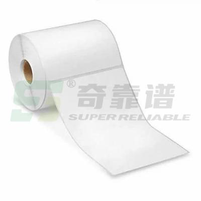 Китай 100mm*150mm adhesive waybill adhesive thermal label blank label in roll with glassine liner продается