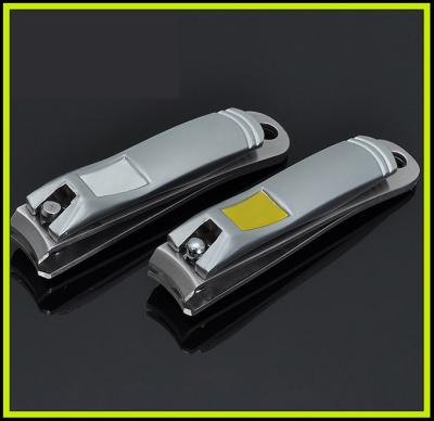 China JY-LHJ-002 Finger or Toe Brushed Stainless Steel Pearl Nickel Plated Nail Clipper for sale