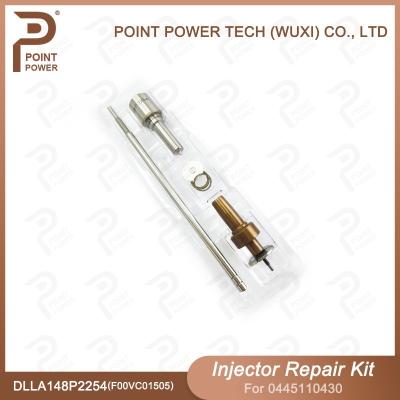 China Bosch Injector Repair Kit For 0445110430 With Nozzle DLLA148P2254 And F00VC01505 Valve for sale