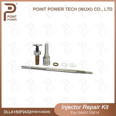 China Bosch Injector Repair Kit For Injectors 0445110614 With DLLA150P2432 Nozzle for sale