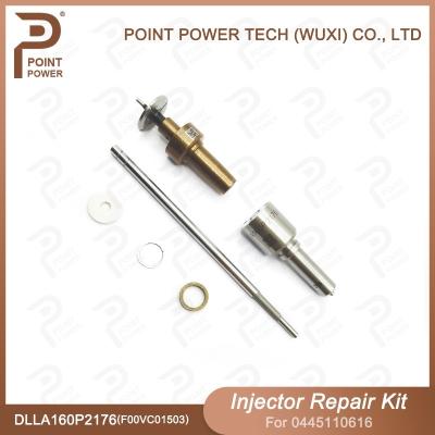 China Bosch Injector Repair Kit 0445110616 With DLLA162P2176 Nozzle And F00VC01503 Valve for sale