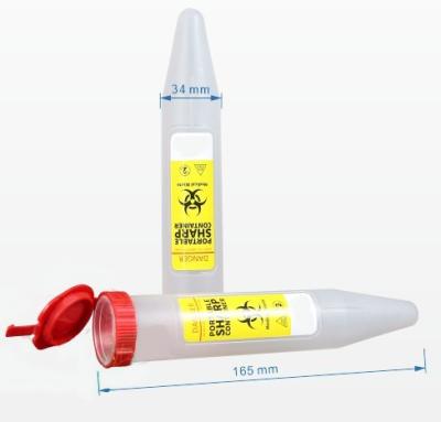 China Portable 0.1L Sharps Container  for sale