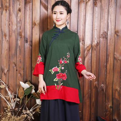China Ropa étnica de la blusa de Cheongsam del estilo de la moda para el partido o la vida de cada día en venta