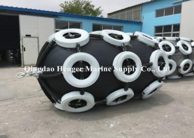 China 50 Kpa 80 Kpa Inflatable Marine Rubber Fender Black Color For Port And Dock for sale