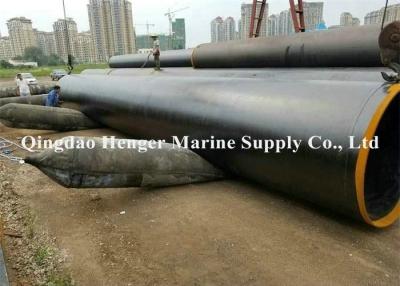 China Marine Dia 0.8m-2.5m Ship Launching Airbag And Rubber Balloon Moving for sale