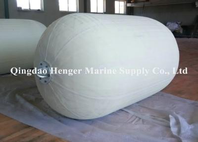 China High Pressure White Floating Dock Fenders / Air Filled Floating Fender For Harbor And Ports for sale