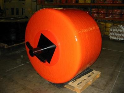 China Auftriebs-Boots-Liegeplatz-Boje 1500kg Nett, zylinderförmige hängende überschüssige Stahlbojen zu verkaufen