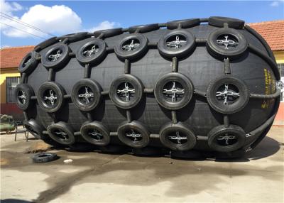 China Pneumatic Floating Nature Rubber Fender Galvanized Tyre Chain Net Anti Corrosion for sale