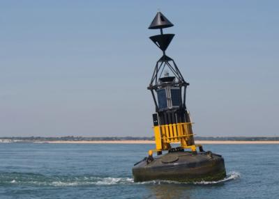China Floating Polyethylene Marine Navigation Buoys With IALA Coating Color for sale