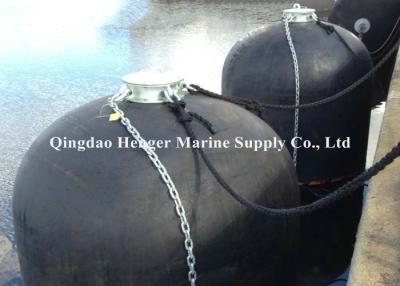 China Self - Adjustable Submarine Fenders / Marine Floating Wheel Fender Natural Rubber Material for sale
