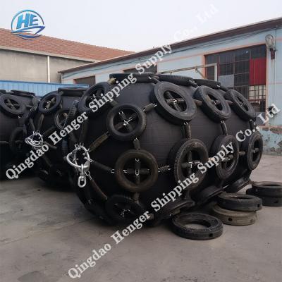 China Inflatable Floating Dock Fenders Pneumatic Marine Fender 80KPa / 0.05Mpa Black Color for sale