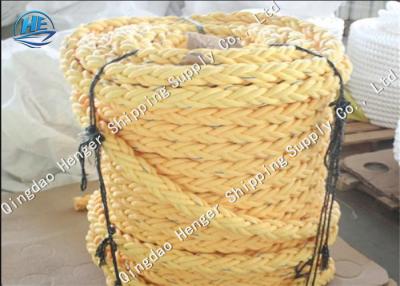 中国 3つの繊維の海洋の係留ロープの干潮吸収の優秀な機械化の性能 販売のため