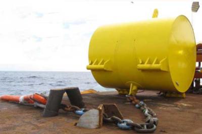 China Customized Steel Marine Mooring Buoys On Water for sale