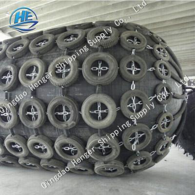 China 4.5*9m ISO BV Certificated Floating Pneumatic Marine Fender With Black Tyre Sheath for sale