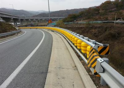 China Highway Safety Guardrail Roller Barrier Crash Barrier EVA Rolling Barrels for sale
