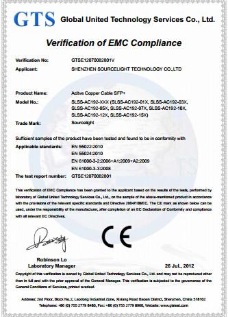 CE - Sourcelight Technology Limited