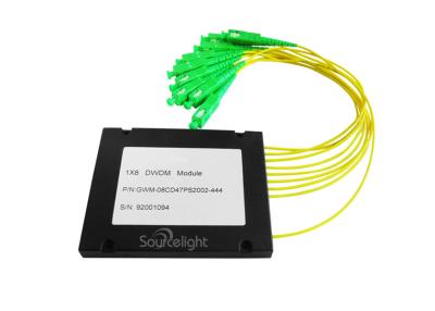 China Yellow 1x4 Cwdm Mux Demux Abs Type For Line Monitoring With 1270 1610nm Wavelength for sale