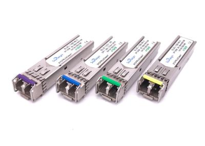 China Ethernet Ftth Sfp Optical Transceiver 40km 1270nm / 1610nm Wavelength for sale