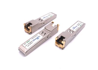 China 1000base-T Copper Sfp Transceiver Module For Ethernet Rj45 100m Over Cat5 Cable for sale