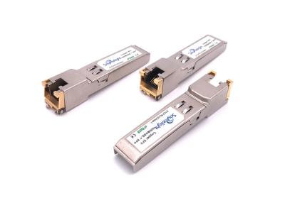 Chine Module d'en cuivre de la CGL-T SFP pour Gigabit Ethernet Rj45 100m au-dessus du câble Cat5 à vendre