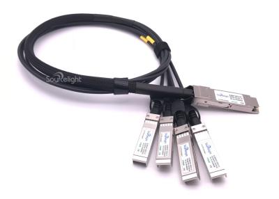 China 5M 100g Qsfp28 To 4sfp+ 10g Dac For Data Center Direct , qsfp28 dac cable for sale
