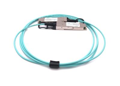 Chine fibre active 100m du câble à fibres optiques Om4 de 100g Qsfp28 Aoc 25,78 Gbps/CH Datarate à vendre