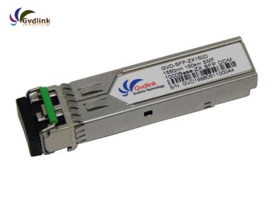China Módulo compatible del transmisor-receptor de la fibra del 150KM GLC-ZX-SM150 SFP en venta