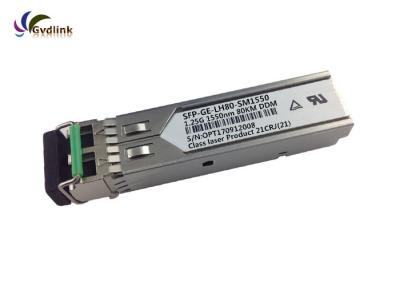 China SFP 1550nm 80KM Hot Pluggable Transceiver Module S-SFP-GE-LH80-SM1550 for sale