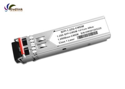 China duplex LC del módulo del transmisor-receptor de 1471nm los 40km CWDM SFP en venta