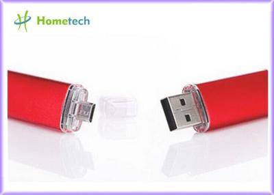 China Impulsión roja de la pluma del Usb 2,0 de memoria USB OTG 4GB de Smartphone del rectángulo en venta