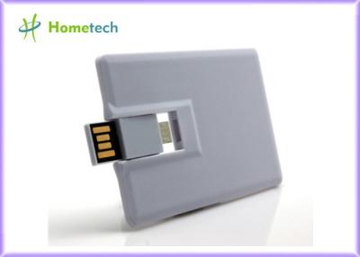 China White Plastic Credit Card OTG / Mobile Phone USB Flash Drive 16GB 32GB for Smart Phone for sale