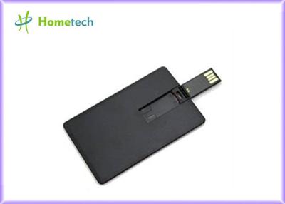 Cina La carta di credito nera USB attacca il logo di abitudine di chiave USB del regalo 4GB 8GB 16GB in vendita