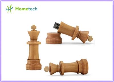 China Creative Chess USB 2.0 Wooden USB Flash Drive U Disk Pen Drive for sale