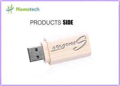 China Customized Logo 4GB 8GB USB Flash Drive Pendrive Wooden USB Sticks for sale